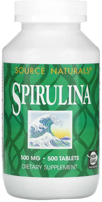 매우편하고 Source Naturals 스피룰리나 500정 끝내주게잘나가는상품, 1개 - 쿠팡