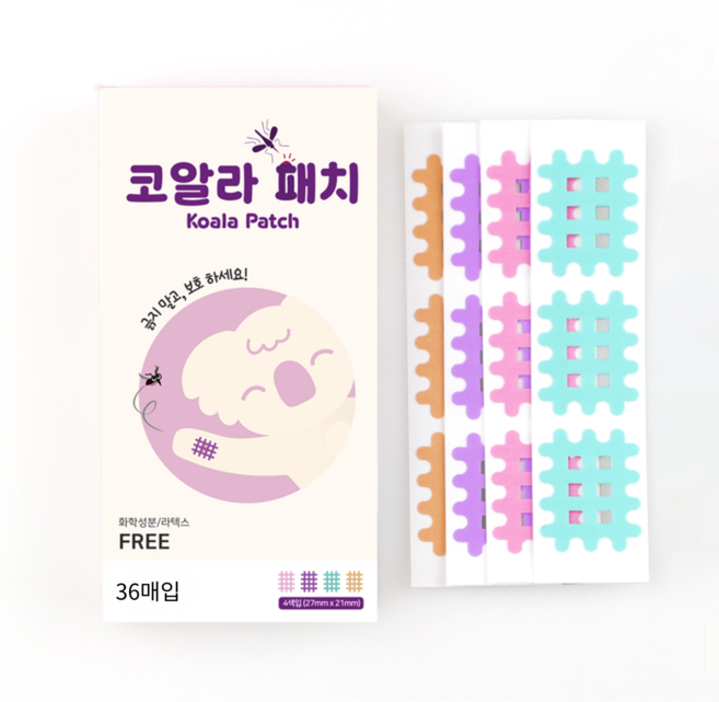 코알라패치 코알라 모기패치 썸머패치 국내 생산 72매입 36매입 모스킨 모기 물린데 MOSKITO 10g당 1 400, 1개