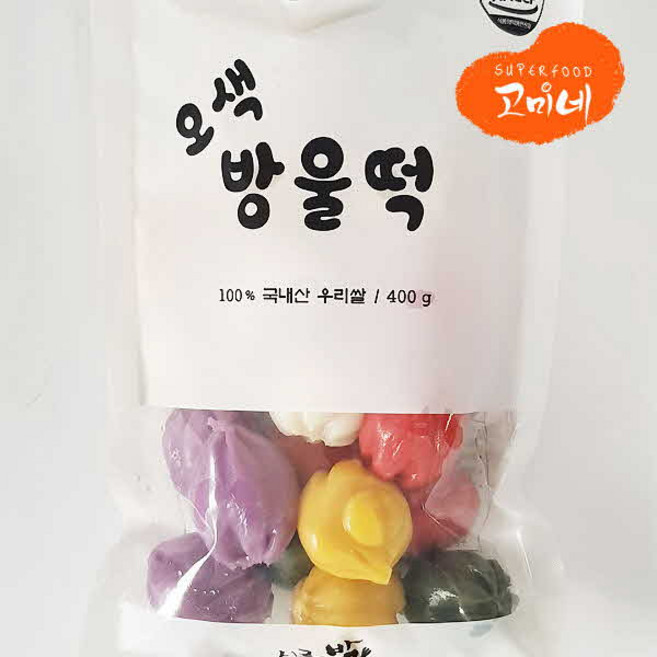 [시루와방아] 오색 방울떡 구슬떡 바람떡 330g 3팩 떡주문 굳지않는 떡 맛집, 3개