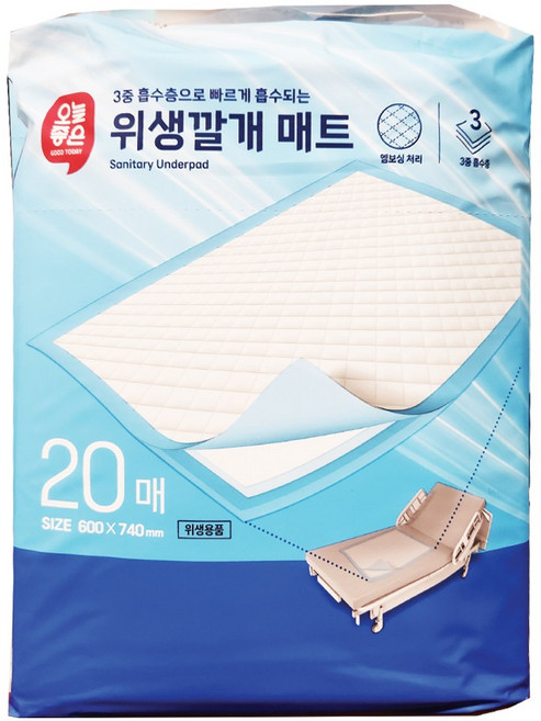 위생깔개 매트, 1박스, 20개입, 특대형
