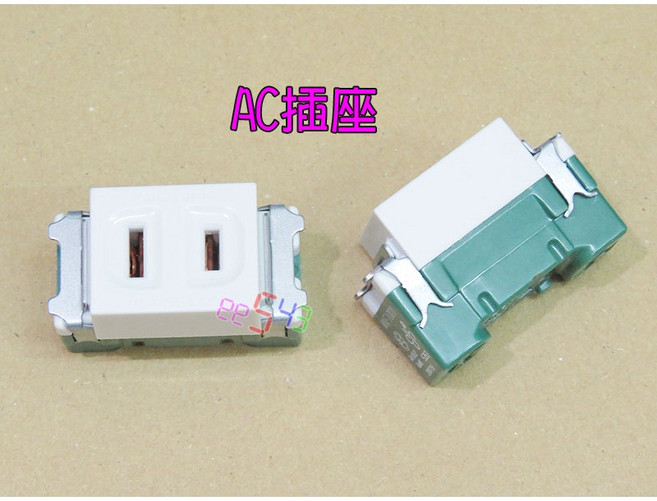 AC插座 15A 埋入式 11字 單口 牆壁插座 台灣公司貨 家庭電料 110插座, 1個