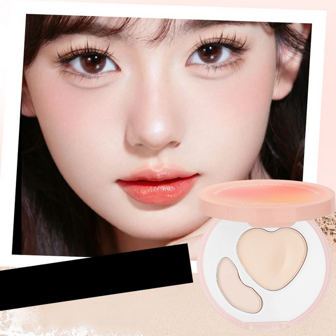 하이라이터 듀얼 톤 컨투어 팔레트 내추럴 3D 학생용 메이크업 키트 코 섀도우 눈물골 하이라이팅 매트 피니쉬, [03] 01Natural Beige