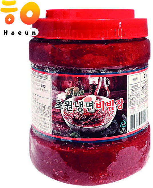 초원 냉면 비빔장(냉동) 2kg 냉면소스, 3개