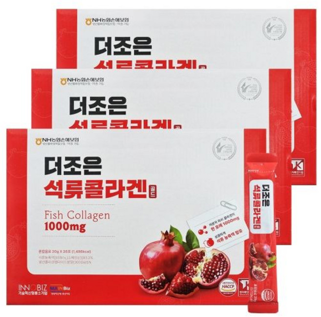 더조은 석류 콜라겐 26포 3박스 더존건강