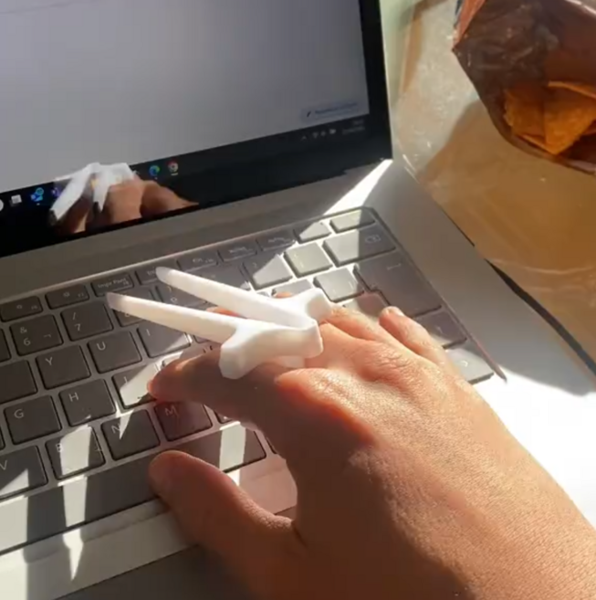 집잇츠 과자집게, 1개, 단품, 그레이