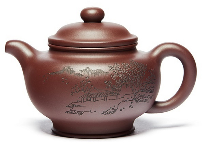 호화랑 자사호 자사다관 이싱 보이차주전자 소용작가 자니 산수철지호 280ml tt1374, 1개
