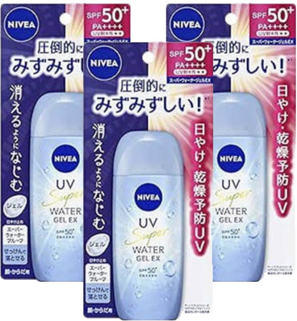 니베아 슈퍼 워터 젤 EX, 80g, 3개