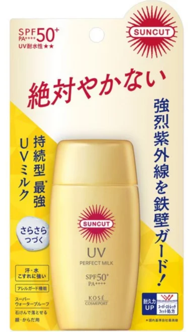 코세 SUNCUT 선컷 퍼펙트 UV 밀크 [자외선 차단제 페이스 바디용 SPF50+/PA++++], 50ml, 1개 - 쿠팡