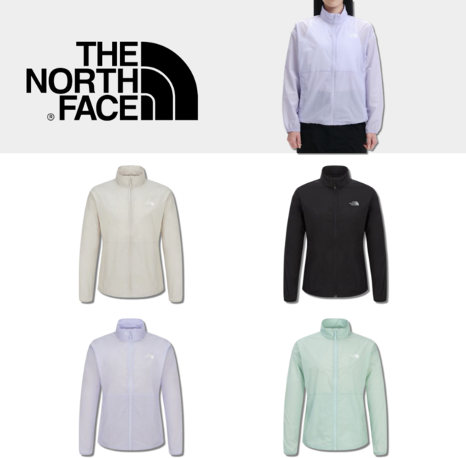 국내매장 정품(백화점) 노스페이스 바람막이 여성 우븐 경량자켓 봄여행 운동복