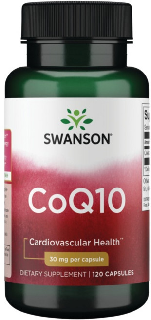 Swanson Vitamins Coq10 30mg 캡슐, 60개입 × 1개, 1개