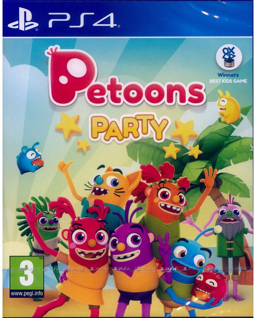 PS4 Petoons Party 英文歐版 全新遊戲片, 全新未拆, 全新未拆