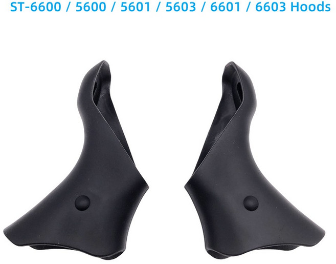 Shimano 105 용 브래킷 후드 Ultegra ST-6600 ST-6603 ST-5600 5601 5603 6601 시프터 커버 세트 6600 시프, 02 Black