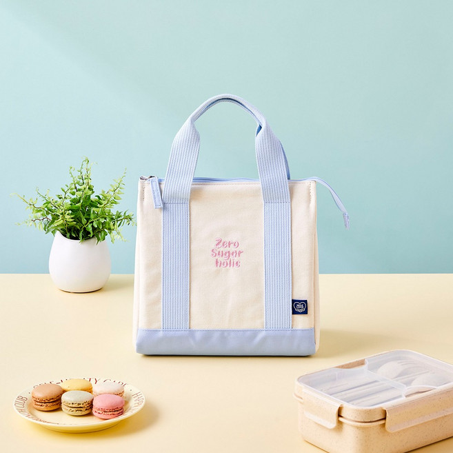 [모던하우스]에브리데이 코튼 보온보냉백 (스카이블루)_24x14x24 _PICNIC_PL0825016, 1개