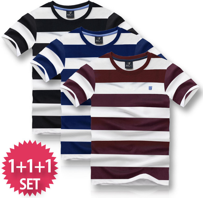 블루포스 뷰리타 반팔티 1+1+1 세트 [3장 묶음] 티셔츠 [국내생산]