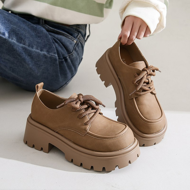 CITIKU 여성로퍼 6CM여성 단화 로퍼 여성키높이로퍼 여성가죽로퍼 여성구두 여성로퍼힐