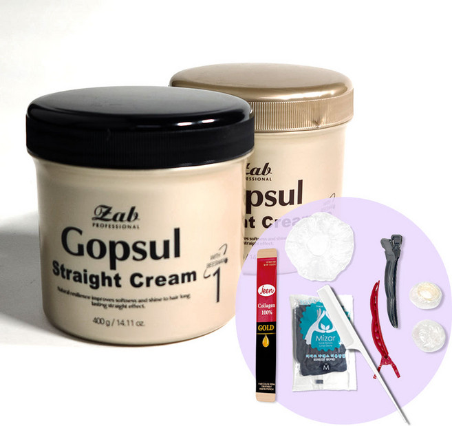 셀프 매직 스트레이트 세트 1제+2제 (도구 포함), 1개, 800g