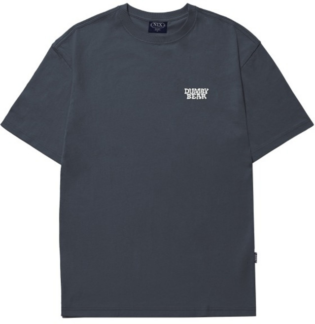 닉스 NIX 남성 덤비베어 티셔츠 (챠콜) (HNSMCTR111P)