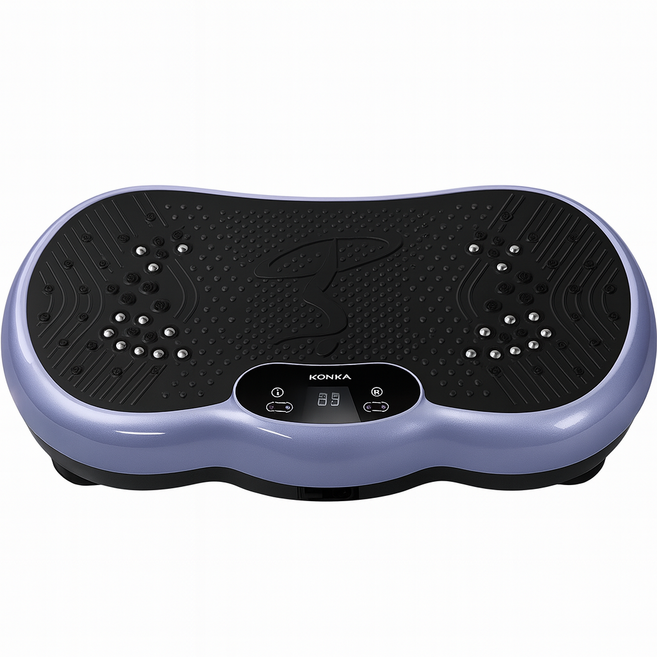 모터리즘 견고한 덜덜이 진동운동기구 마사지기 전신 가정용 진동기 전신 운동기구 다이어트, 블루, 업그레이드 버전 60단