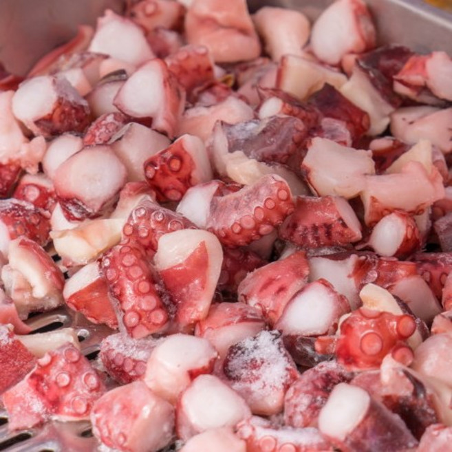 타코야끼문어 자숙 냉동 절단 필리핀 문어 10kg, 1~2cm내외컷팅[추천], 1박스