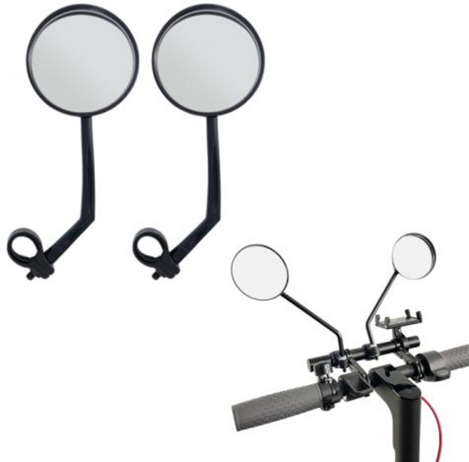 [킥보드 부품] M365 Pro 스쿠터 부품 Xiaomi 전기 예비 수리 액세서리 용 다양한 교체, 22)Rearview Mirror, 1개