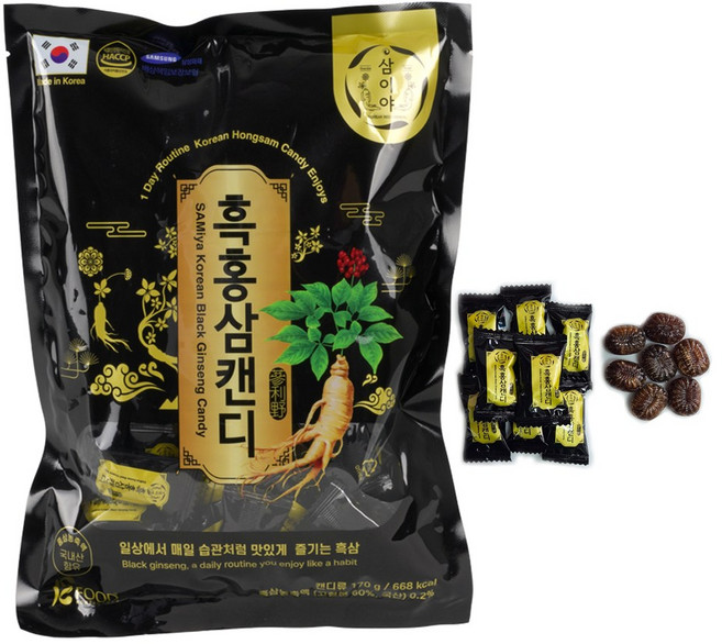삼이야 흑홍삼캔디, 1개, 170g