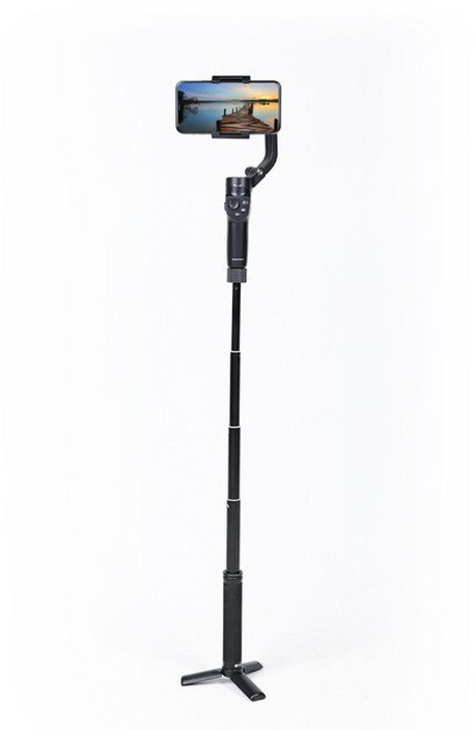 [무료배송]FeiyuTech-Vlog 포켓 2 미니 스마트폰 짐벌 핸드헬드 스태빌라이저 셀카봉 모바일 아이폰 11 프, 02 with pole, 1개