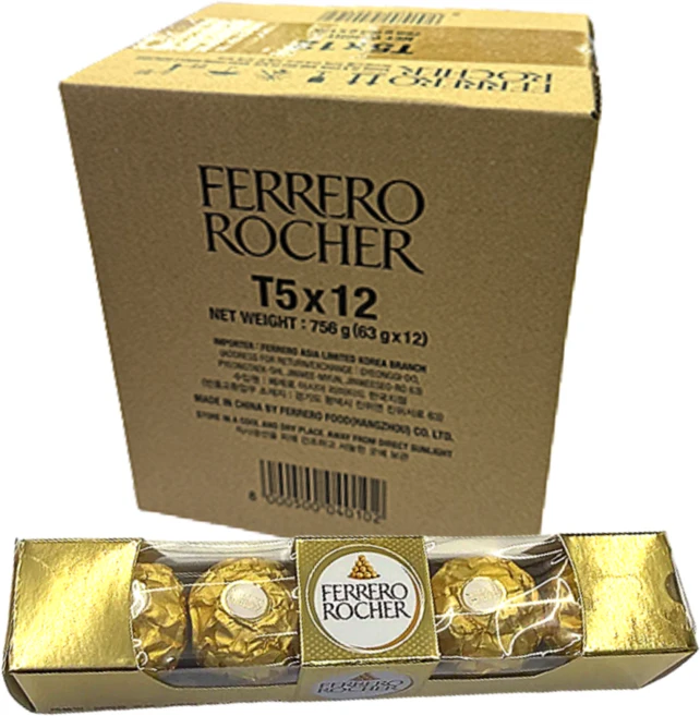 페레로로쉐 초콜릿, 62.5g, 12개 - 쿠팡