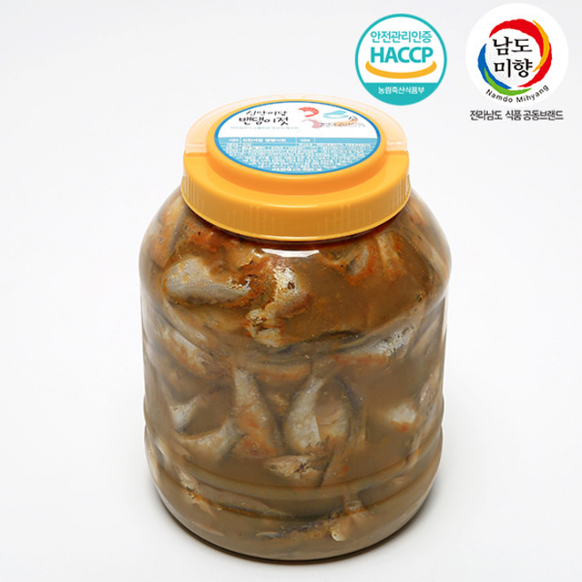 신안어담 밴댕이젓 3.5Kg, 1개