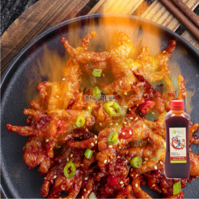 이슬나라 청양불소스 500g 불맛 매운맛 불닭발 매운양념 레시피 제육볶음, 8.이슬나라 치킨양념소스 500g, 1
