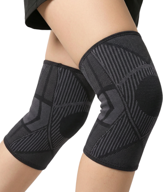 일감생활 고탄력 논슬립 무릎 보호대, 2개
