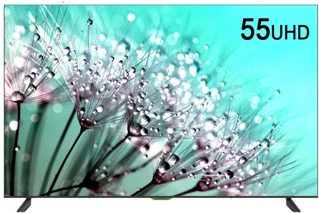 엑사비오 55인치 UHD 4K TV HDR10 스탠드형 자가설치, 고객직접설치