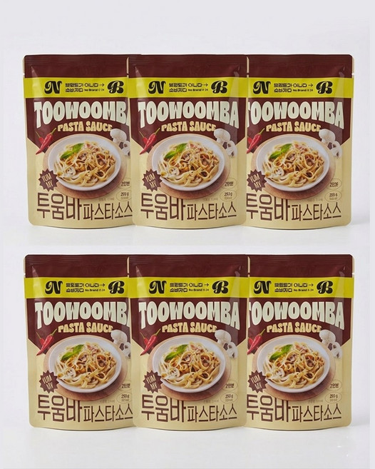 노브랜드 투움바 파스타 소스 수량, 5개, 250g