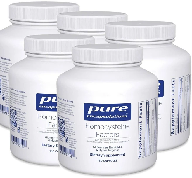 퓨어인캡슐레이션 호모시스테인 팩터스 캡슐 Pure Encapsulations Homocysteine Factors, 5개, 180정 - 쿠팡