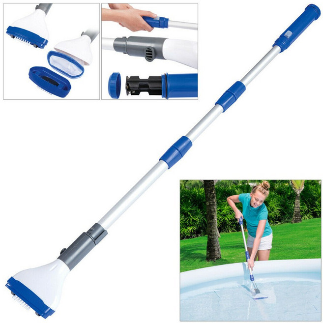 #58340 수중 진공 흡입 청소기(건전지) 수영장 풀장 바닦 모래 흡입 제거