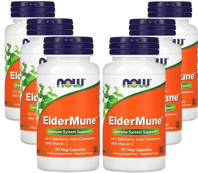 나우푸드 ElderMune 면역 체계 지원 90베지캡슐, 6개, 90정 - 쿠팡