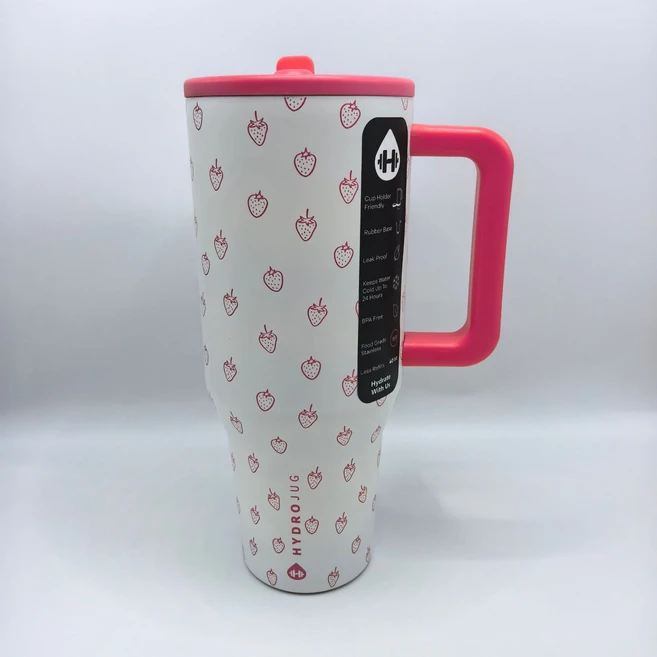 HydroJug Traveler 32oz40oz는 핸들이 달린 누수 방지 자동차 보온 컵이다 946ml 1180ml, 12, 1개 - 쿠팡