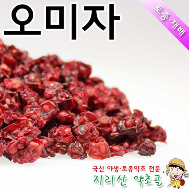 100%국내산 오미자 300g 오매자 차 효능 효과 말린 건조 토종 재배, 1개