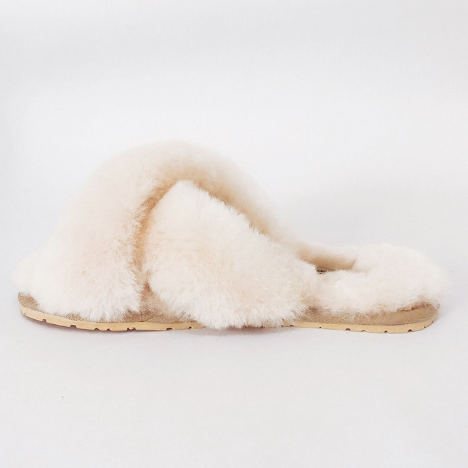 어그 어그슬리퍼 오즈랜드 호주 여성 퍼 방수 크로스 양털 슬리퍼