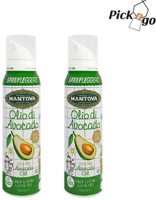 만토바 키즈 기버터 오일스프레이, 아보카도, 100ml, 2개