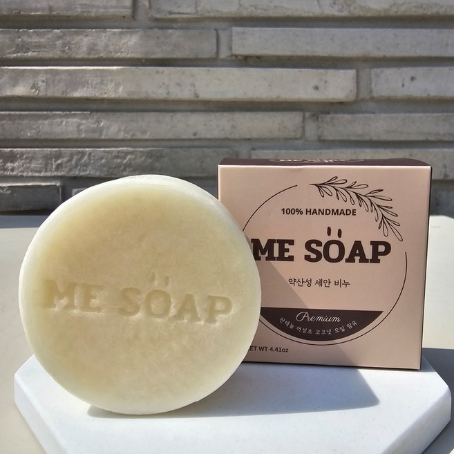 미솝 약산성비누 세안비누 클렌징비누 어성초비누 수제비누, 1개입, 125g