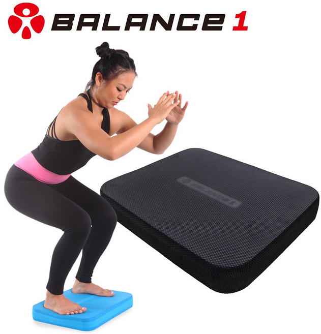 BALANCE 1 核心健身平衡墊 提升平衡感 鍛鍊核心肌群, 黑