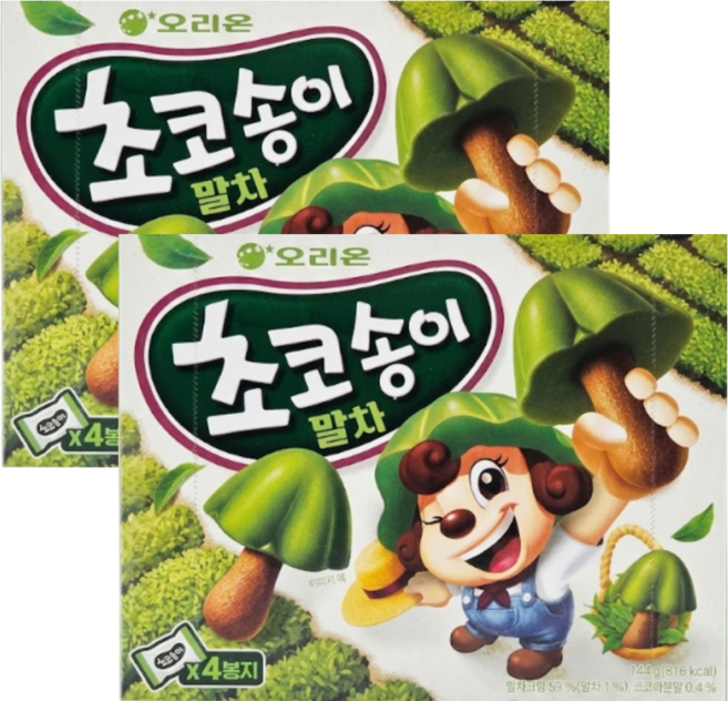 초코송이 말차, 2개, 144g