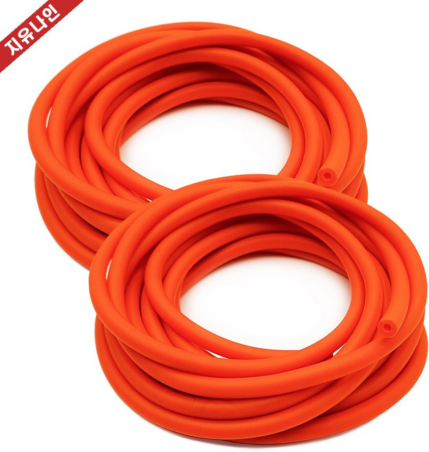 고탄력 튜빙밴드 2개입, 2개, 오렌지