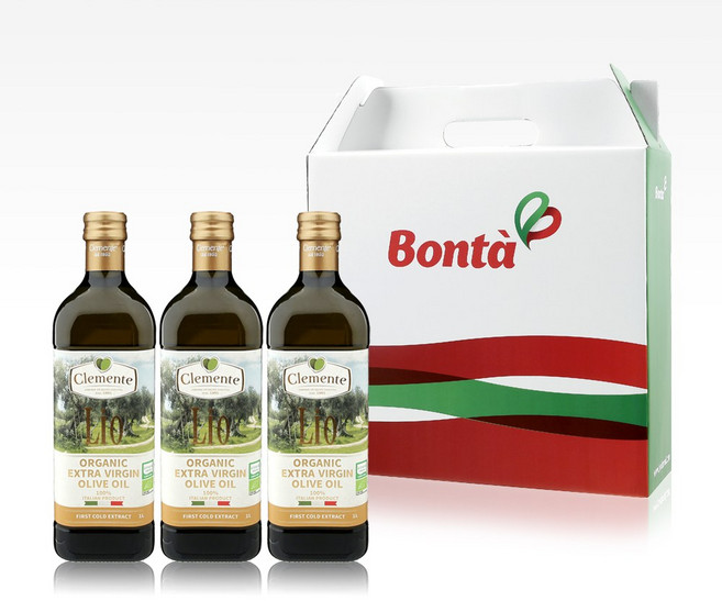 리오 유기농 엑스트라 버진 올리브오일 1L x 3입 선물세트 올리브유 기프트 명절 추석 설날 선물, 리오 유기농 엑스트라 버진 올리브오일 1L x 3입 선, 3개