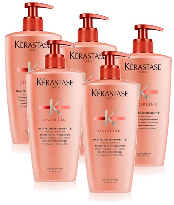 케라스타즈 디스플린 베인 플루이디얼리스트 수딩샴푸 Kerastase Discipline Bain Fluidealist Smoothing shampoo, 5개, 500ml