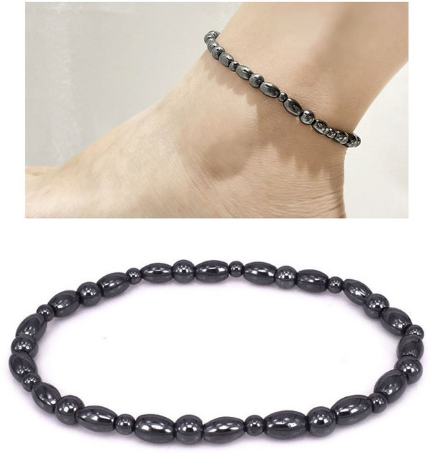 자석 발찌 쌀알 발목 건강 효도 선물용, 1개