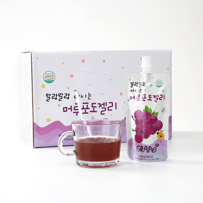 어린이 젤리음료 머루포도젤리 1box 20개입, 80ml, 1개