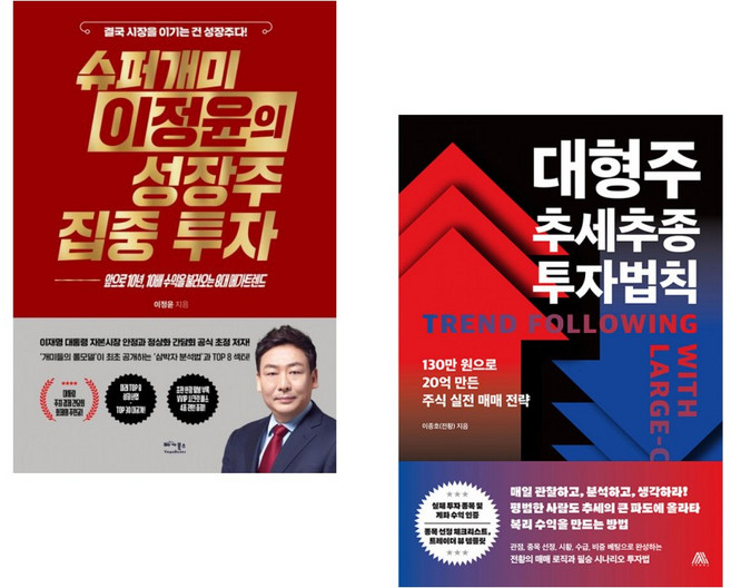 (이정윤) 슈퍼개미 이정윤의 성장주 집중 투자 + (이종호) 대형주 추세추종 투자법칙 (전2권)
