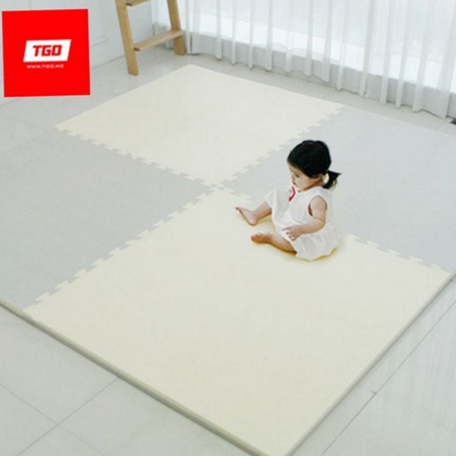 거실 퍼즐 매트 두꺼운 탄성 다용도 층간소음 방지 매트 실내 아이놀이 놀이방 폴더형 조립식 미끄럼, 그레이