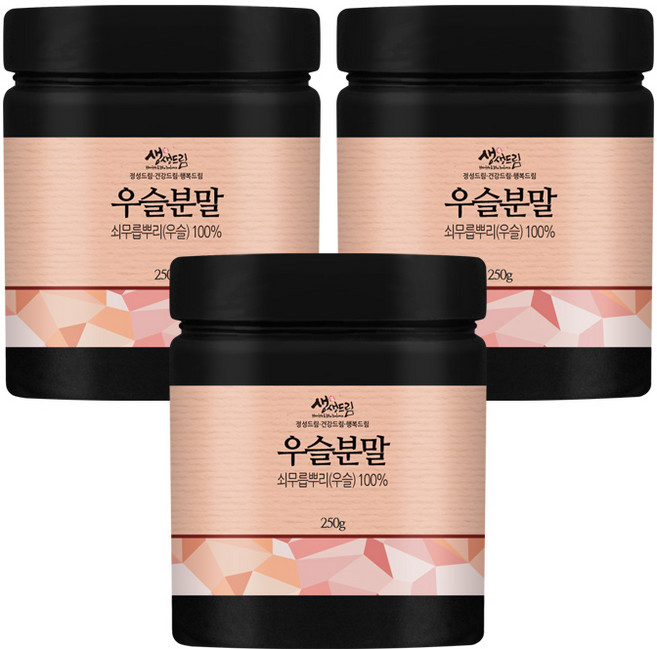 우슬분말 가루 250g 국산 국내산, 3개, 단품